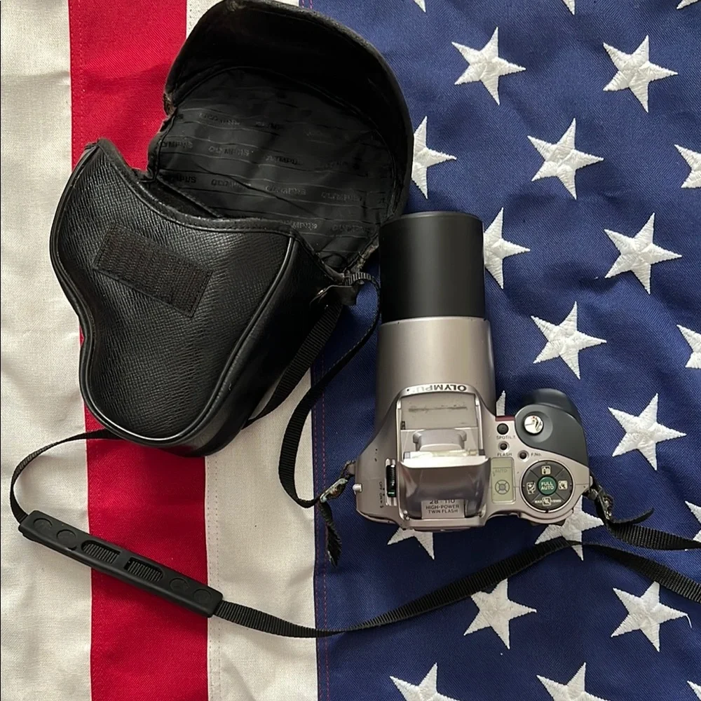 Olympus Camera with Black Case